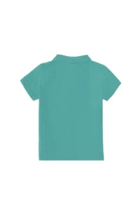 US Polo Assn. Boys' Mint Basic Polo Shirt Collar T-Shirt - Image 5