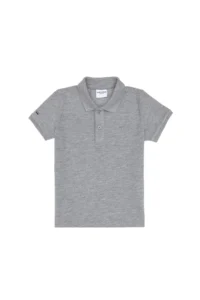 US Polo Assn. Boys' Gray Melanj Basic T-Shirt
