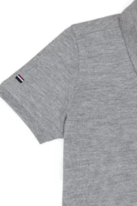 US Polo Assn. Boys' Gray Melanj Basic T-Shirt - Image 4
