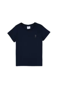 US Polo Assn. Boys' Navy Blue comfort Basic Crew Neck T-Shirt - Image 4