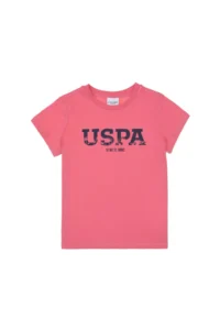 US Polo Assn. Boys' Pink Basic Crew Neck T-Shirt - Image 2
