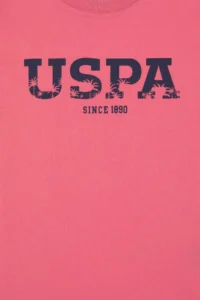 US Polo Assn. Boys' Pink Basic Crew Neck T-Shirt - Image 4