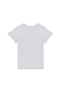 US Polo Assn. Boys' Light Gray Basic Crew Neck T-Shirt - Image 3