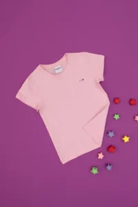 US Polo Assn. Boys' Light Pink Basic Crew Neck T-Shirt