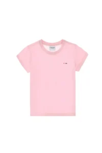 US Polo Assn. Boys' Light Pink Basic Crew Neck T-Shirt - Image 2