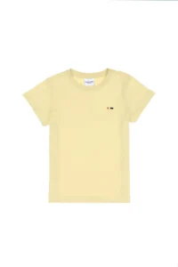 US Polo Assn. Boys' Light Khaki Basic Crew Neck T-Shirt - Image 2
