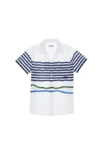 US Polo Assn. Boys' White Short Sleeve comfort Shirt - Image 2
