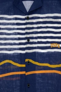 US Polo Assn. Boys' Navy Blue Short Sleeve comfort Shirt - Image 3