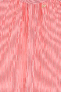 US Polo Assn. Girls' Pink Striped A-Form Sleeveless Weaving Dress - Image 5