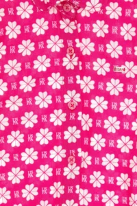 US Polo Assn. Girls' Fuchsia Flower Patterned tied up Sleeveless Shirt - Image 5