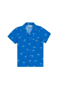 US Polo Assn. Boys' Turquoise Short Sleeve Shirt