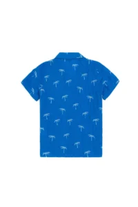 US Polo Assn. Boys' Turquoise Short Sleeve Shirt - Image 2