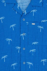 US Polo Assn. Boys' Turquoise Short Sleeve Shirt - Image 3