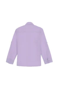 US Polo Assn. Boys' Lilac Long Sleeve Basic Shirt - Image 2