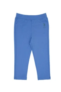 US Polo Assn. Girls' Indigo 3/4 Size interlock Leggings - Image 4