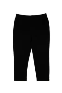 US Polo Assn. Girls' Black 3/4 Size interlock Leggings - Image 4