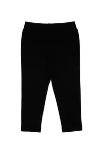 US Polo Assn. Girls' Black 3/4 Size interlock Leggings - Image 5
