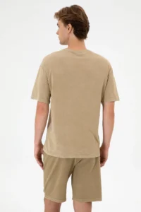 US Polo Assn. Men comfort Fit Crew Neck Khaki Washable T-Shirt - Image 5