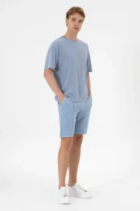 US Polo Assn. Men comfort Fit Crew Neck Blue Washable T-Shirt - Image 4