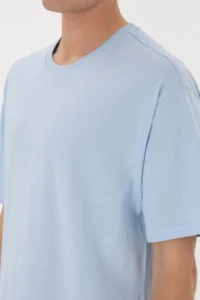 US Polo Assn. Men comfort Fit Crew Neck Light Blue T-Shirt - Image 7