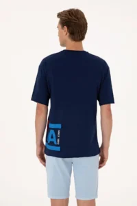 US Polo Assn. Men comfort Fit Crew Neck Navy Blue T-Shirt - Image 5