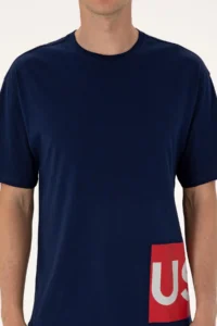 US Polo Assn. Men comfort Fit Crew Neck Navy Blue T-Shirt - Image 6
