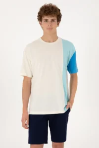 US Polo Assn. Men comfort Fit Crew Neck Ecru T-Shirt