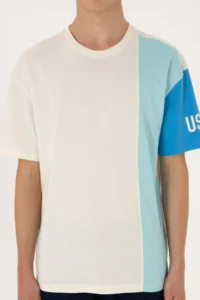 US Polo Assn. Men comfort Fit Crew Neck Ecru T-Shirt - Image 6