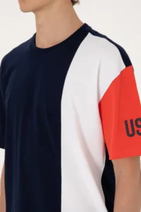 US Polo Assn. Men comfort Fit Crew Neck Navy Blue T-Shirt - Image 7