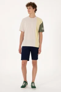 US Polo Assn. Men comfort Fit Crew Neck Stone T-Shirt - Image 4