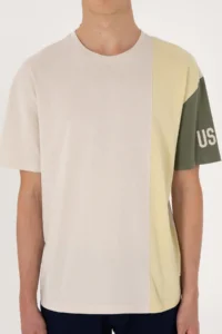 US Polo Assn. Men comfort Fit Crew Neck Stone T-Shirt - Image 6