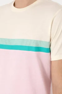 US Polo Assn. Men Regular Fit Crew Neck Light Pink T-Shirt - Image 7