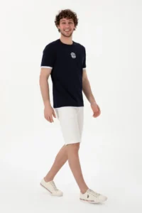 US Polo Assn. Men Regular Fit Crew Neck Navy Blue T-Shirt - Image 4
