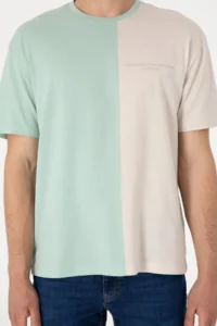 US Polo Assn. Men comfort Fit Crew Neck Aqua Green T-Shirt - Image 6