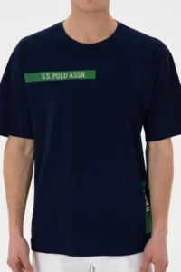 US Polo Assn. Men comfort Fit Crew Neck Navy Blue T-Shirt - Image 6