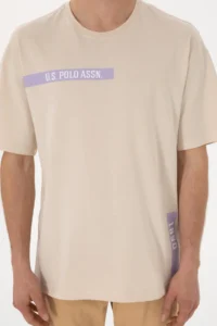US Polo Assn. Men comfort Fit Crew Neck Stone T-Shirt - Image 6