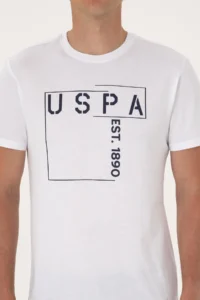 US Polo Assn. Men Regular Fit White Crew Neck T-Shirt - Image 6