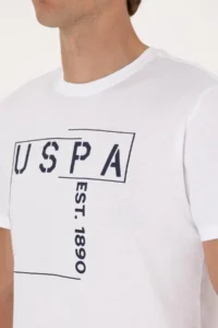 US Polo Assn. Men Regular Fit White Crew Neck T-Shirt - Image 7