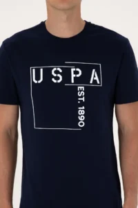 US Polo Assn. Men Regular Fit Navy Blue Crew Neck T-Shirt - Image 6