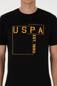 US Polo Assn. Men Regular Fit Black Crew Neck T-Shirt - Image 6