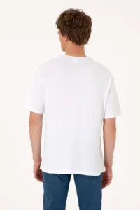 US Polo Assn. Men comfort Fit White Crew Neck T-Shirt - Image 5