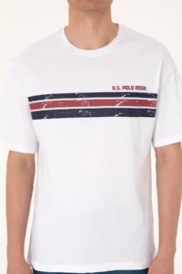 US Polo Assn. Men comfort Fit White Crew Neck T-Shirt - Image 6