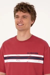 US Polo Assn. Men comfort Fit Cherry Crew Neck T-Shirt - Image 2