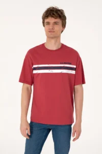 US Polo Assn. Men comfort Fit Cherry Crew Neck T-Shirt - Image 3