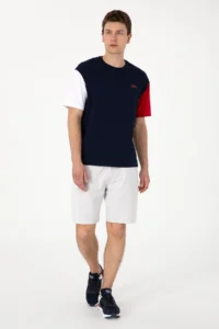 US Polo Assn. Men comfort Fit Crew Neck Navy Blue T-Shirt - Image 4