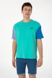 US Polo Assn. Men comfort Fit Crew Neck Mint T-Shirt