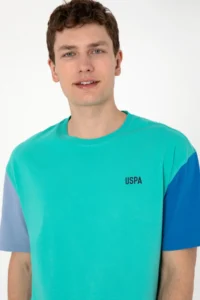 US Polo Assn. Men comfort Fit Crew Neck Mint T-Shirt - Image 2