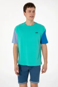 US Polo Assn. Men comfort Fit Crew Neck Mint T-Shirt - Image 3