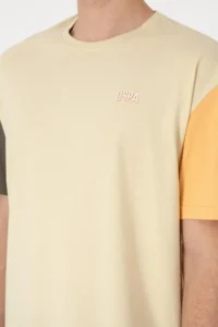 US Polo Assn. Men comfort Fit Crew Neck Light Khaki T-Shirt - Image 7