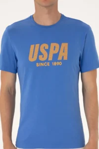US Polo Assn. Men Regular Fit Crew Neck Indigo T-Shirt - Image 6